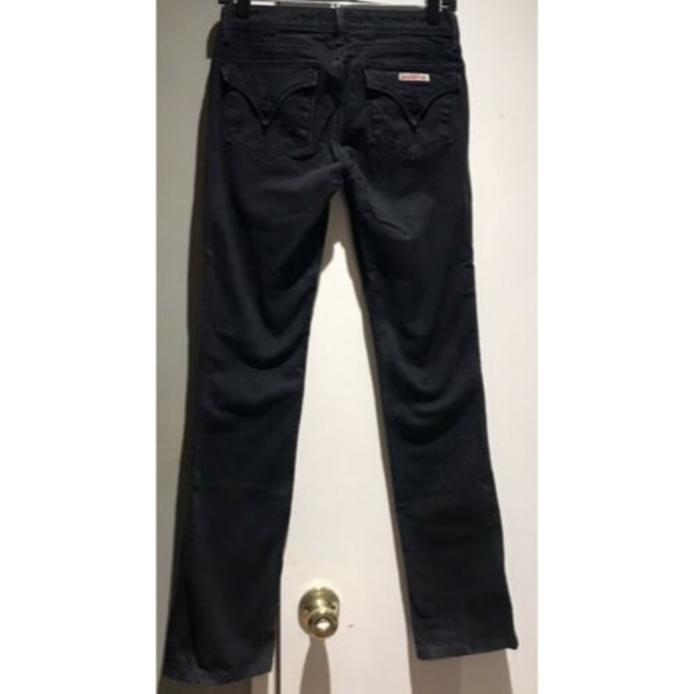 Hudson Straight Leg Jeans Women's Size 26 Black Style#W402DOB Mint Condition